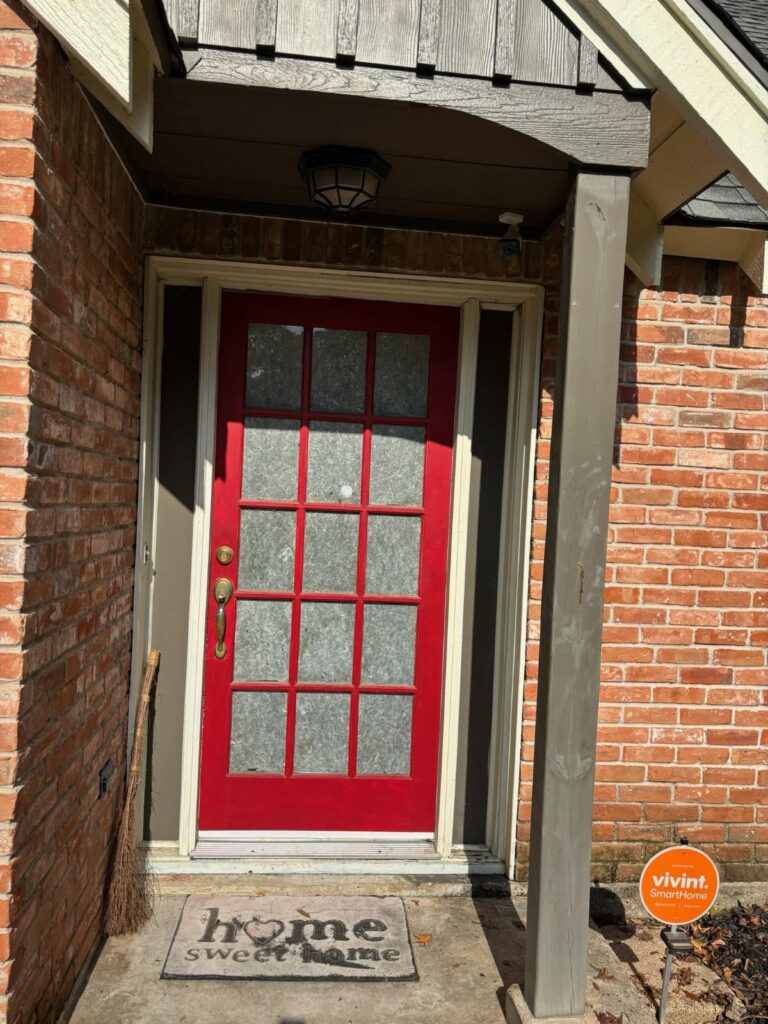 Replacement of existing front door 1